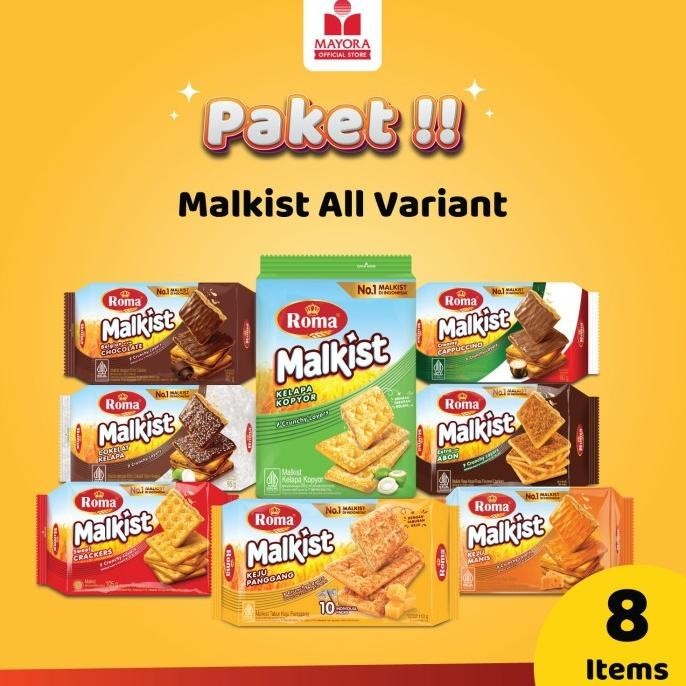 

Biskuit Roma Malkist All Variant