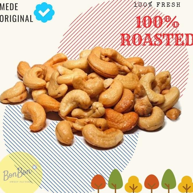 

KACANG MEDE PANGGANG ORIGINAL ASIN BAWANG / METE OVEN ROASTED 500 GRAM