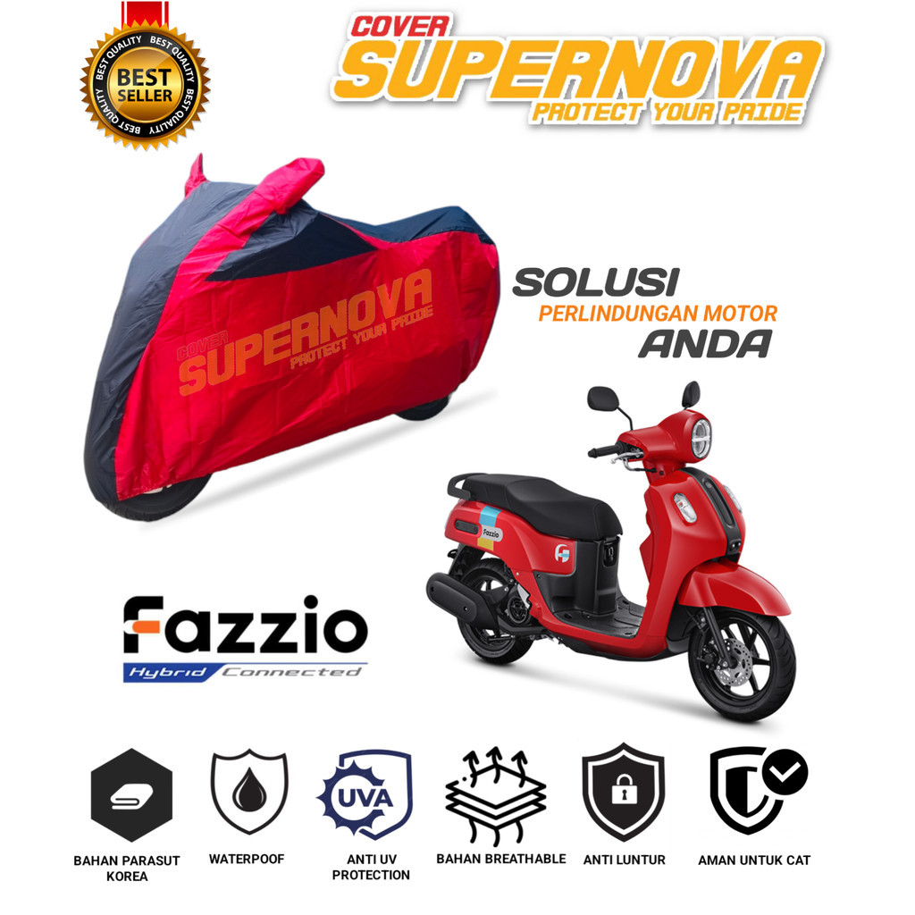 sarung motor yamaha fazzio selimut motor yamaha fazzio