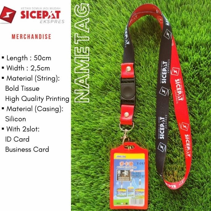 

Ready Sicepat Merchandise : Tali Nametag Seragam Sicepat Terbaik