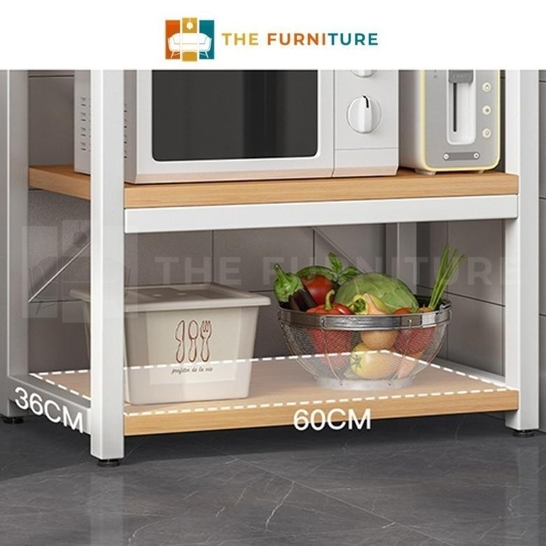 Rak Dapur Microwave/Rak Dapur Minimalis/Rak Dapur Serbaguna/ Rak Oven Microwave Dengan Kabinet/ Rak 