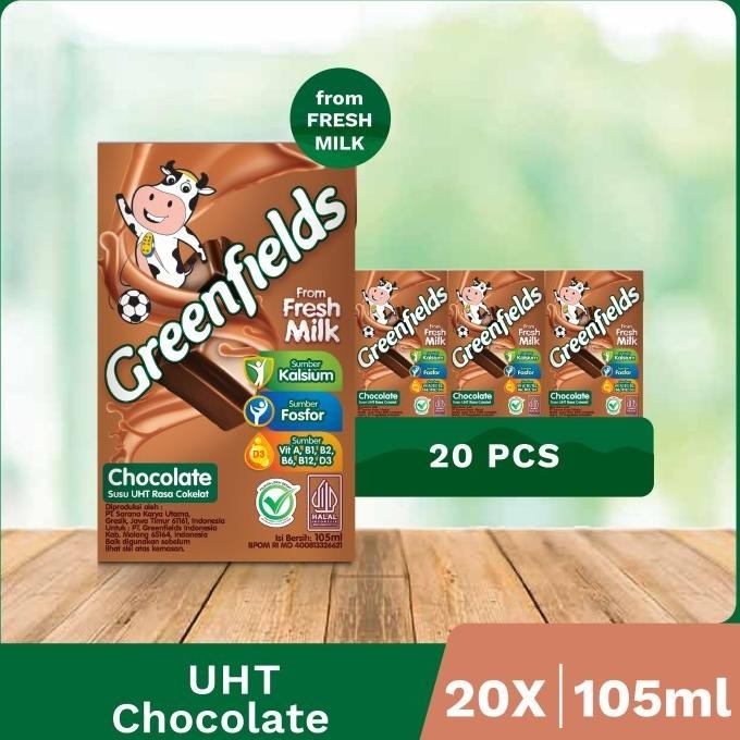 

Bundling Susu Greenfields UHT Chocolate 105 mL x 20 pcs