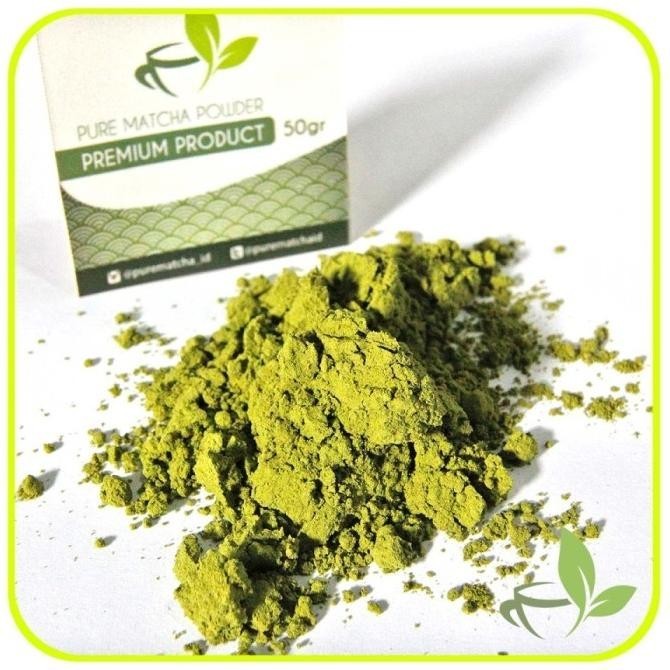 

Pure Matcha Powder 50gr Bubuk Matcha Murni Pouch Reguler Green Tea