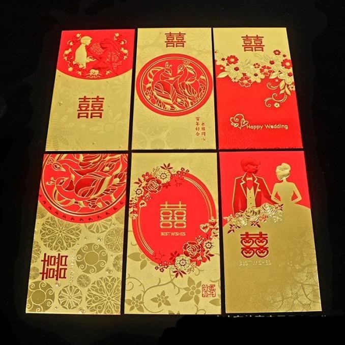 

OLH - Angpao Kawin Premium Angpau Panjang Double Happiness Ampao Shuangxi TERLARIS