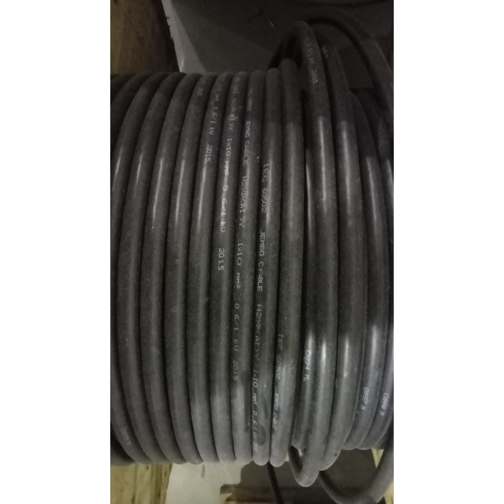 KABEL XLPE/PVC N2XY 1X10 READY STOCK ORIGINAL JEMBO