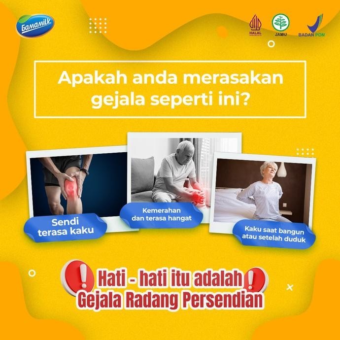 

SUSU KESEHATAN GAMAMILK - Susu Kambing Etawa Asli - Tulang dan Sendi H24M