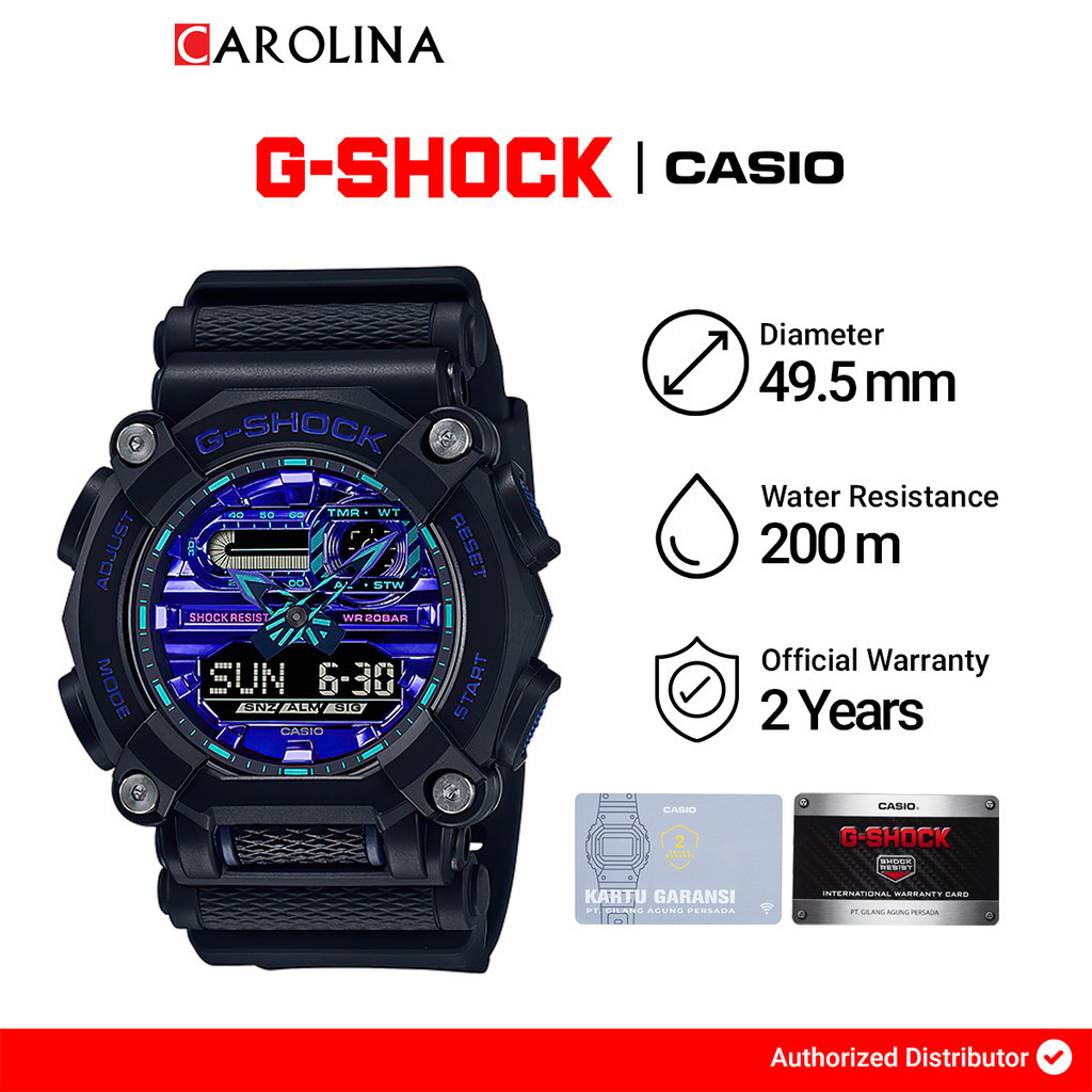 Jam Tangan Casio G-SHOCK GA-900VB-1A Pria