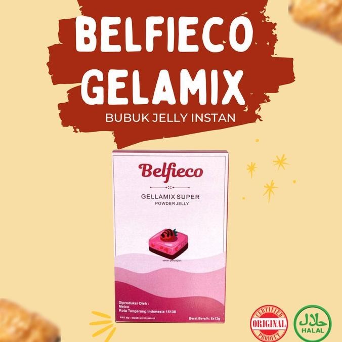 

Belfieco Gelamix Super Jelly Powder 8 X 12 Gram