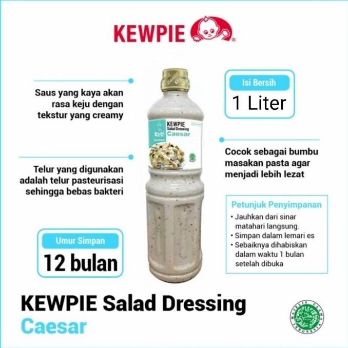 

Kewpie Salad Dressing Caesar 1Liter