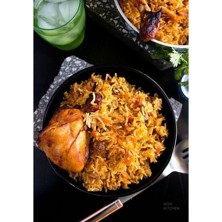 

Nasi Kebuli Instan / Nasi Kebuli 300Gr / Beras Basmati Bumbu Kebuli Perkasa_Id