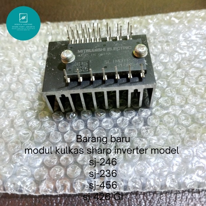 IC PM PCB KULKAS SHARP INVERTER ORIGINAL SLIMDIP-S H10FG4 KAKI 26 PIN