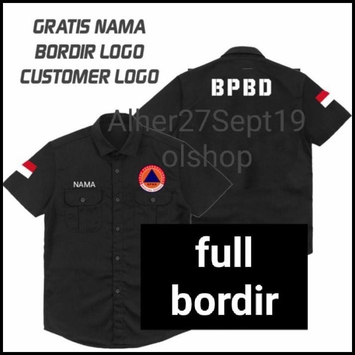 Kemeja Bpbd Baju Bpbd Kemeja Bnpb Baju Bnpb Pakaian Dinas Bpbd