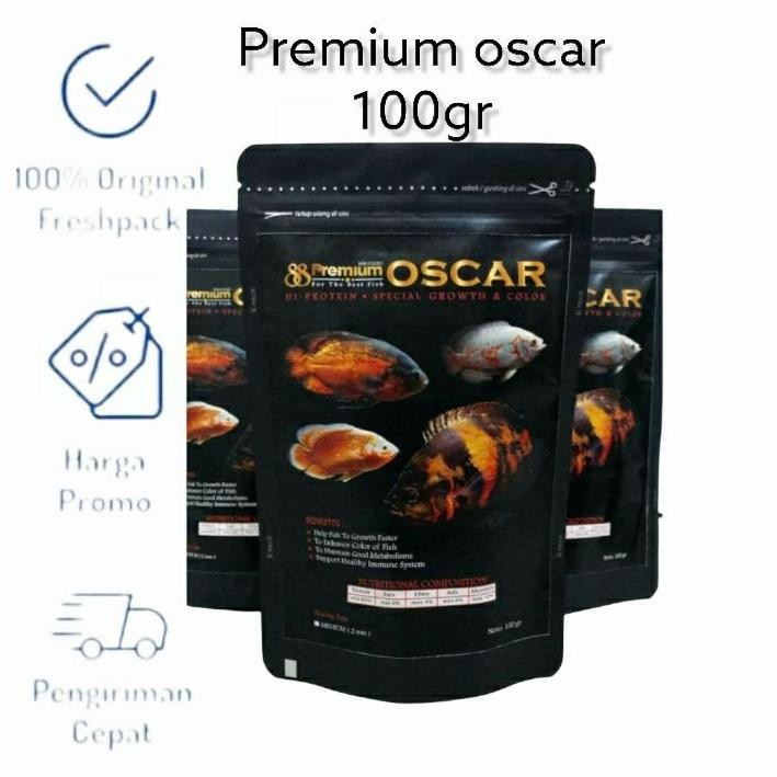 Terbaru Pelet Oscar Oskar Premium 88 Predator Pakan Makanan Pellet Ikan Hias
