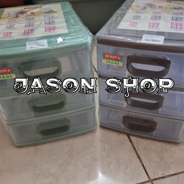Laci Plastik/Rak Serbaguna Estima Maxi Lion Star Susun 3