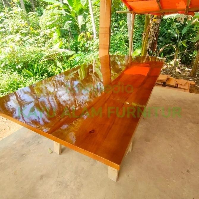 Promo Terbatas Meja Kerja,Meja Kantor Kayu Asli Kaki Besi Holo Bunypomi