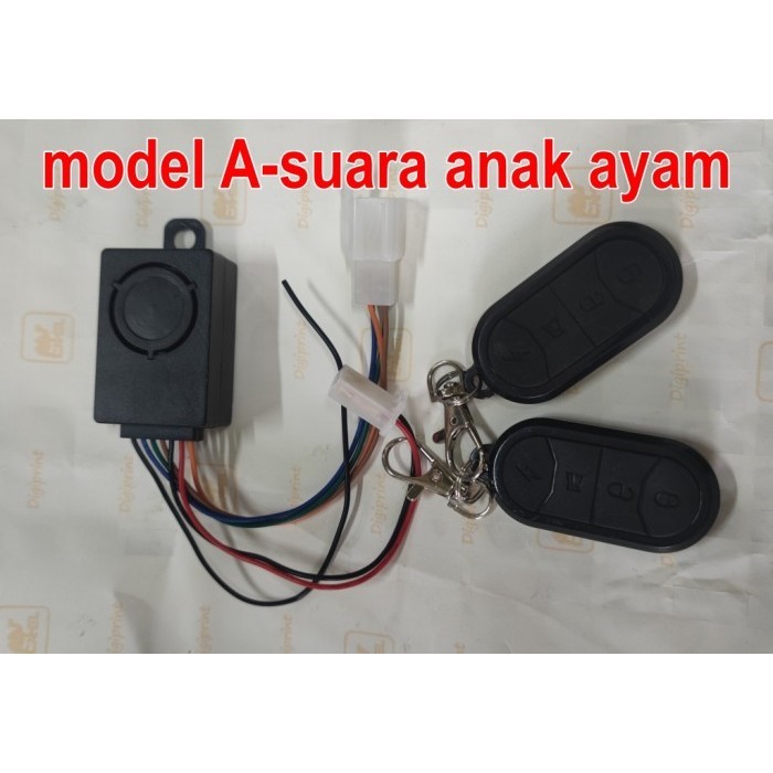 Alarm Remote Motor Listrik 60V 72V Gesits Votol Fardriver