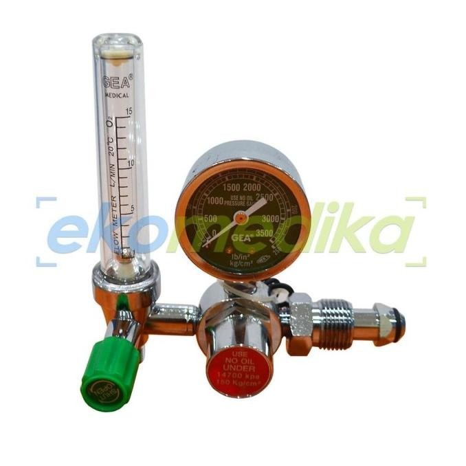 Gea Regulator Oksigen Medis Yr-86-9 / Regulator Tabung Oksigen Cucubintan