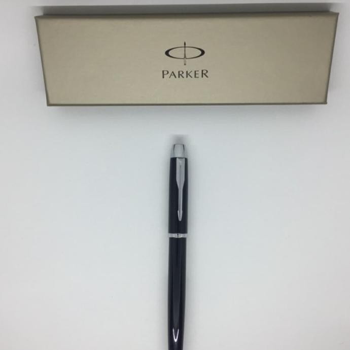 

Pulpen Parker IM Roller Ball LQ Black Crome Trim Klip Silver Original TA