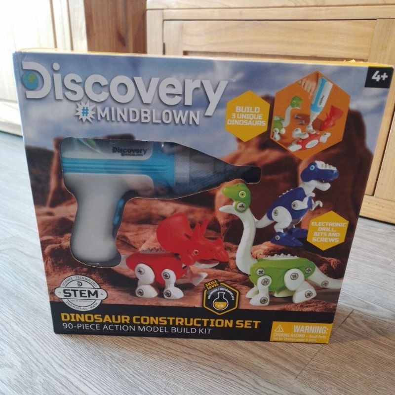 Mainan Anak Discovery  Mindblown Dinosaur Construction set