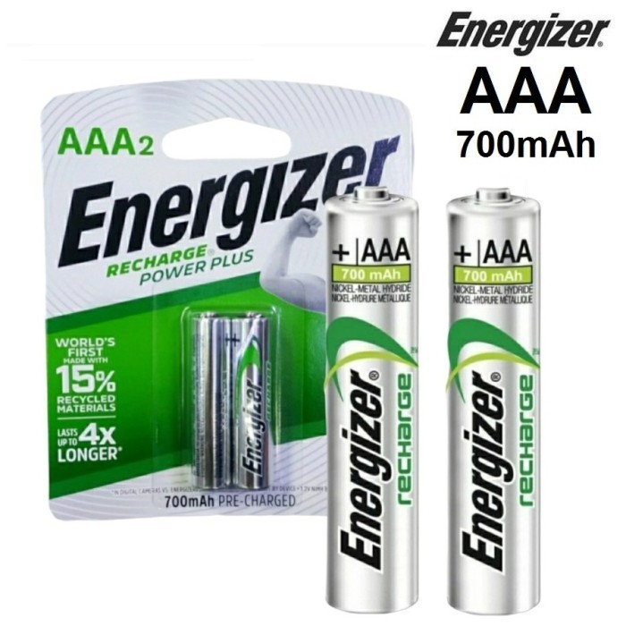 Baterai Aaa Rechargeable 700Mah Energizer