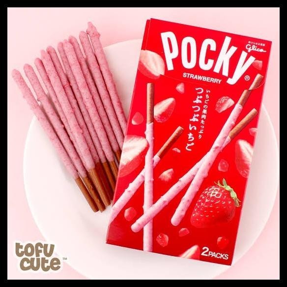 

Glico Pocky Tsubu Tsubu Strawberry Biscuit Sticks - Japan Edition Originalll 100%