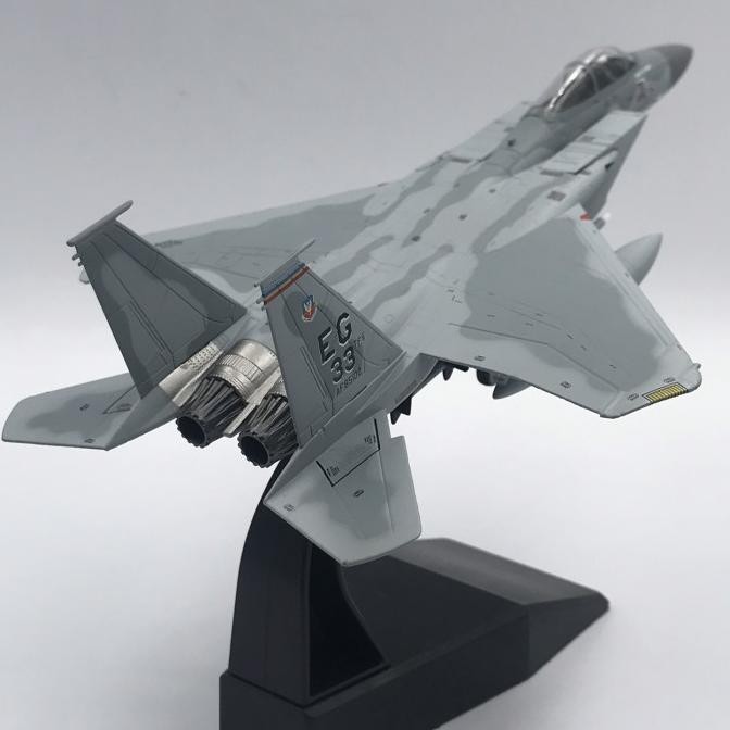 Diecast pesawat tempur F 15c  scala  1:100 merek Terabo