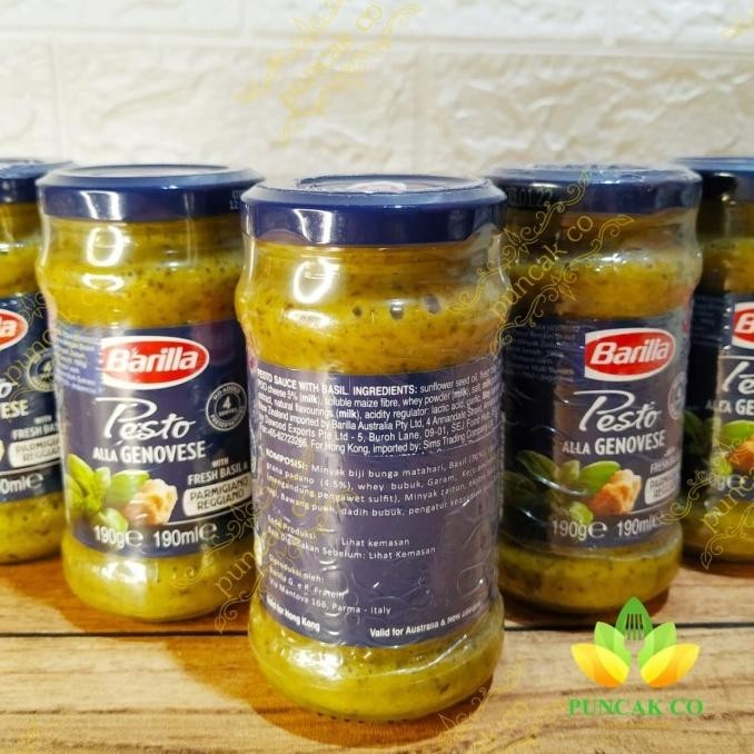 

Barilla Pesto Alla Genovese 190 Gr / Saus Pesto / Pesto Sauce