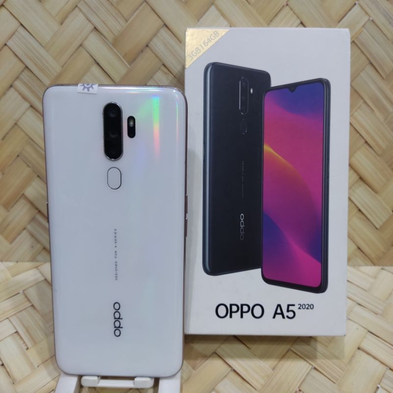 Oppo A5 2020 4/128GB 3/64GB Handphone Second Fullset