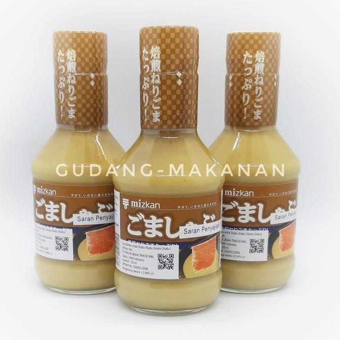 

Mizkan Goma Saus Shabu / Sesame Dipping Sauce / Saus Bumbu Wijen 250Ml