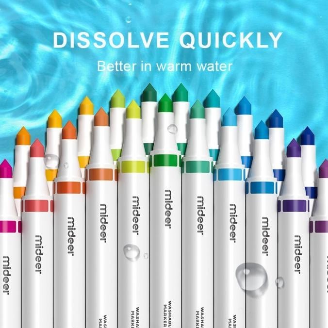 

Mideer Washable Marker Spidol Warna Anak