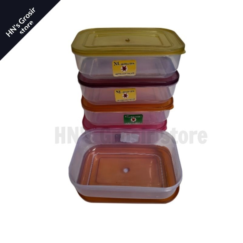 GSJ GROSIR Tepak makan stevany 850 ml transparant tampa skat plastik