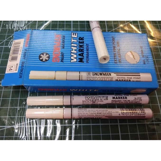 

Paint Marker - Snowman - White Paint Extra Fine Point (Per Dozen)