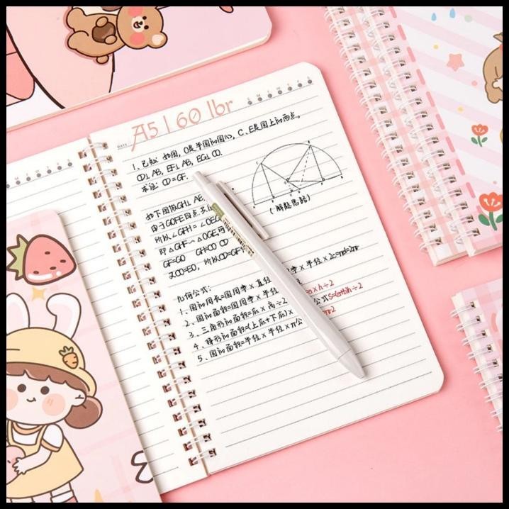

DISKON NOTEBOOK SPIRAL A5 BUKU TULIS RING CATATAN MOTIF KARTUN DIARY !!!!!!!