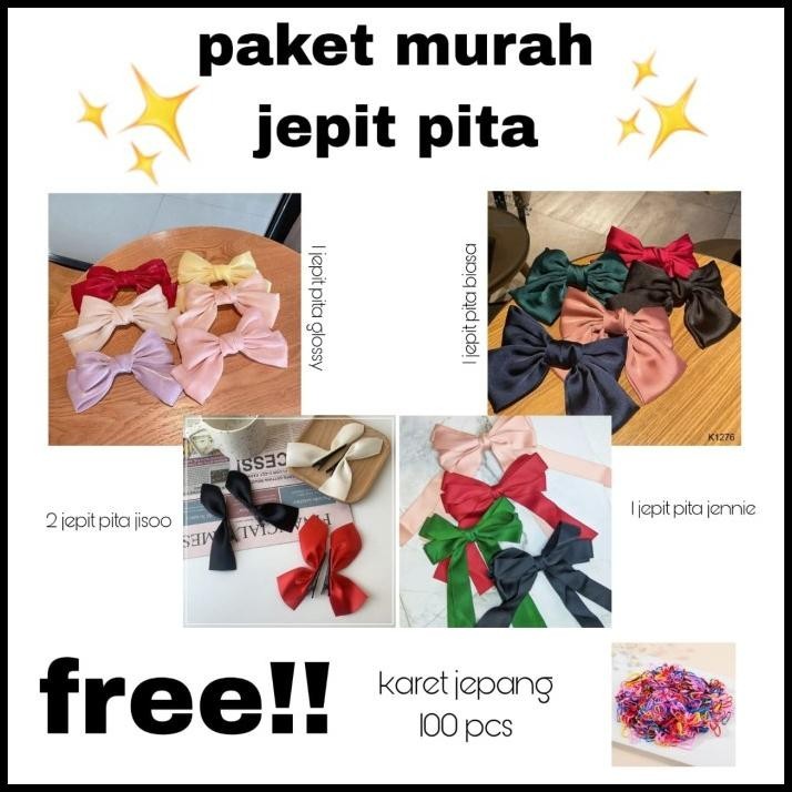 

DISKON PAKET PITA + FREE KARET JEPANG 100 PCS