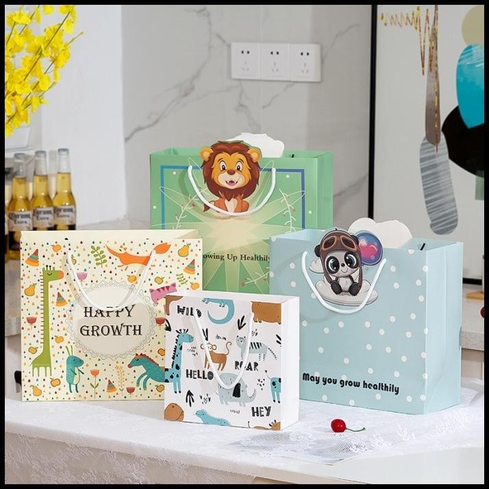 

DISKON PAPER BAG MOTIF ANIMALL ZOO 2/ TAS KADO ULANG TAHUN PREMIUM QUALITY !!!!!!