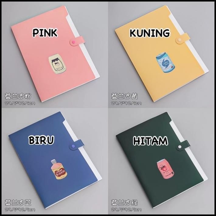 

HOT DEAL B 081 |FILE FOLDER 6 SLIDE MOTIF POLOS|DOCUMEN BAG 6 POCKET | MAP FILE !