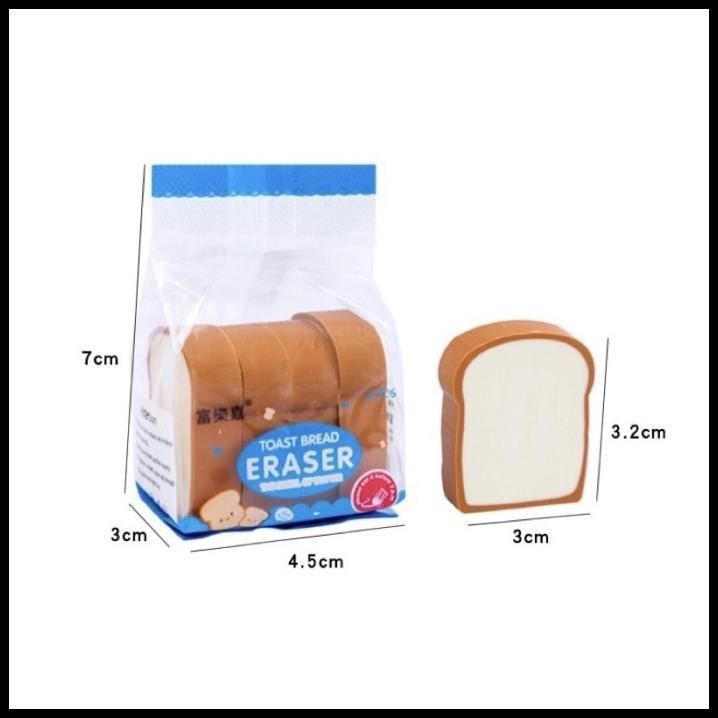 

DISKON E037 | PENGHAPUS MODEL ROTI TAWAR | HARGA PER PACK | ERASER ELEGANT !!!