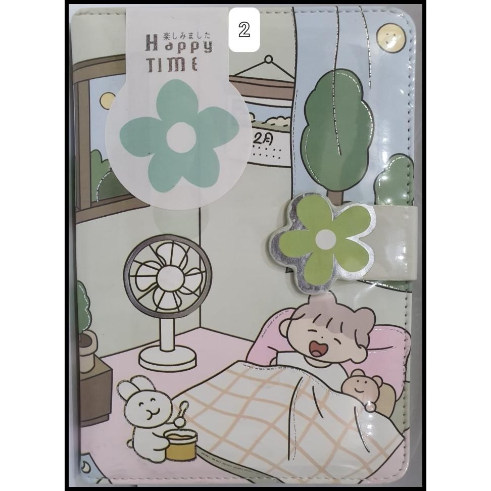 

BEST DEAL BUKU DIARY NOTEBOOK LUCU AGENDA IMPORT HAPPY TIME SL 8110 !!