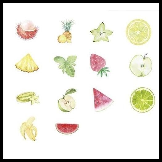 

TERMURAH STICKER STIKER BUAH FRUIT STROBERI NANAS KREATIF DEKORASI DIARY ANAK !!!!