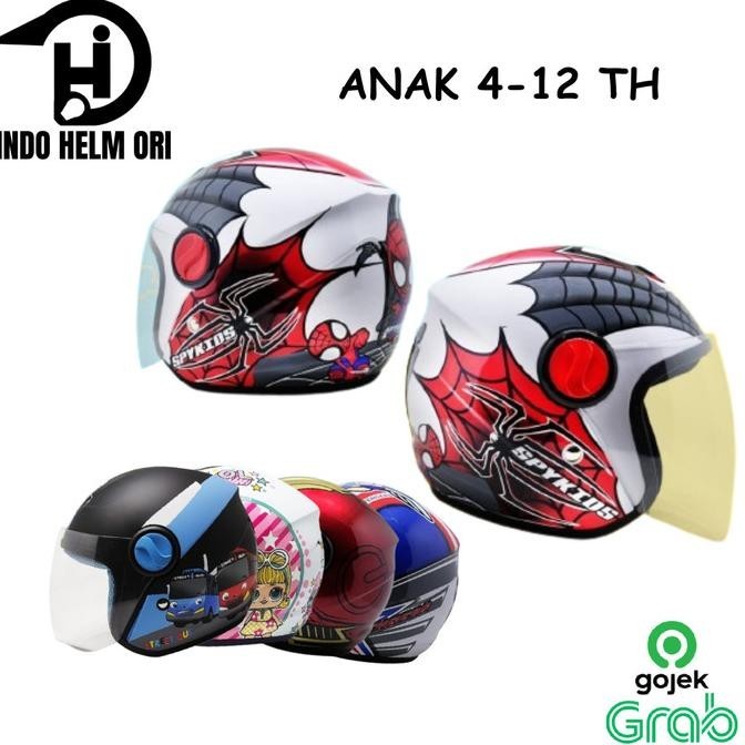 Helm Motor Anak Jpn / Helm Anak Sni / Helm Bogo Anak Original Kualitas Premium