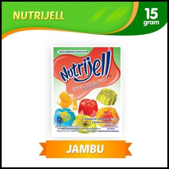 

DISKON NUTRIJELL JELLY 15GR - JELI NUTRIJEL 15 GR - COKLAT CINCAU GRASSJELLY !