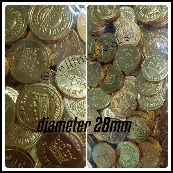 

HOT DEAL COKLAT KOIN EMAS KILOAN HALAL - NARAYA CHOCOLATE GOLD COIN (1000GR) !!!!!!