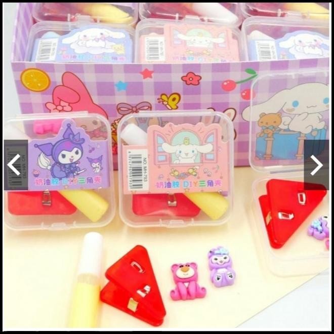 

TERMURAH DIY BIG PAPER CLIP ANAK MOTIF SANRIO AND FRIEND EDITION PAPER CLIP KARAKTER LUCU !!