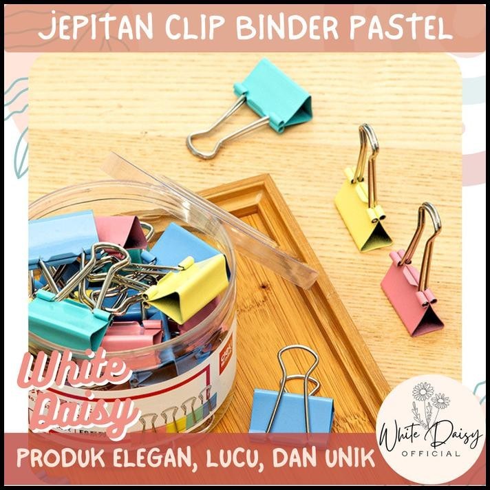

TERMURAH JEPITAN BINDER (ISI 4 PCS) CLIP PASTEL PREMIUM JEPIT KLIP UNIK- RANDOM !!!!