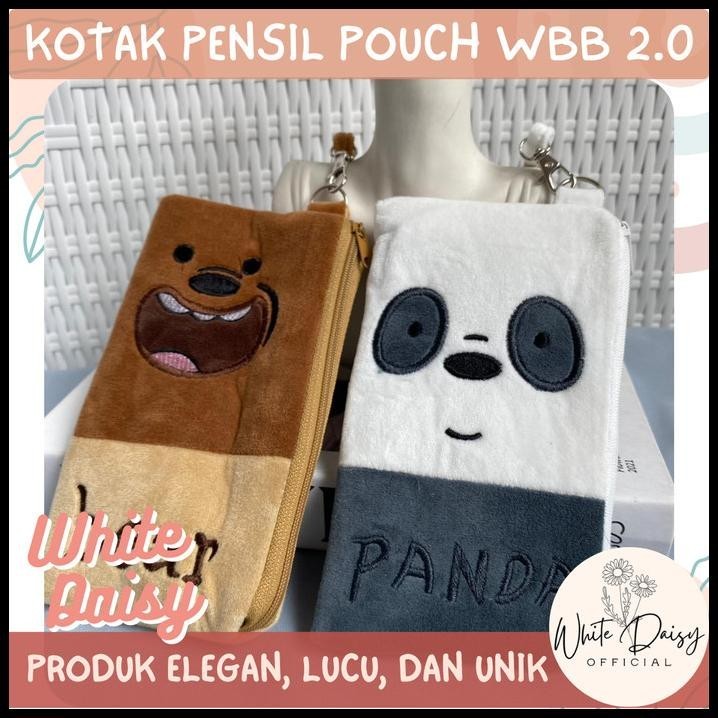 

TERMURAH KOTAK PENSIL POUCH WE BARE BEARS PANJANG LUCU WBB IMUT GANTUNGAN TALI