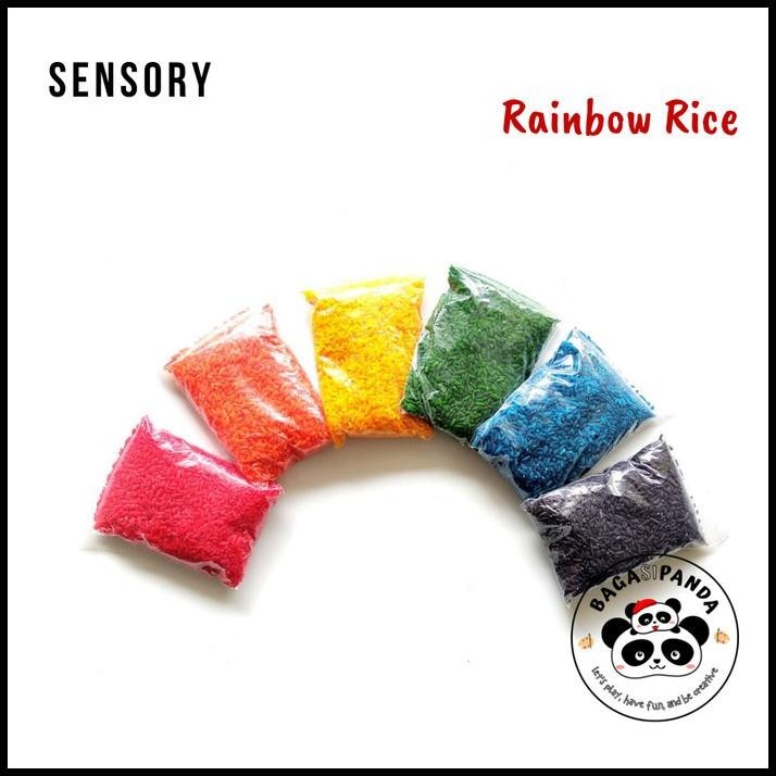 

GRATIS ONGKIR BERAS WARNA WARNI RAINBOW RICE 100 GR MAINAN SENSORI !!!!!!!