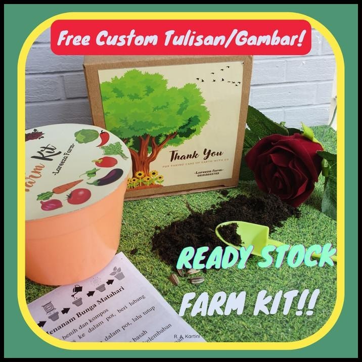 

TERMURAH HAMPERS ANAK HADIAH ULANG TAHUN PAKET FARMING KIT MENANAM BUAH SAYUR !!