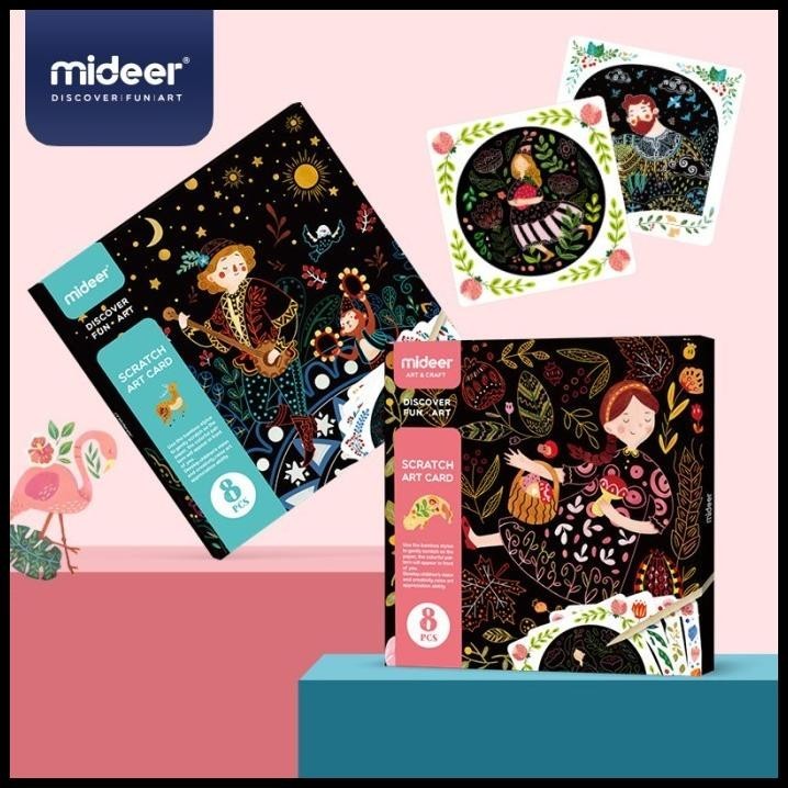 

BEST DEAL MIDEER SCRATCH ART CARD - GIRL !!!!!