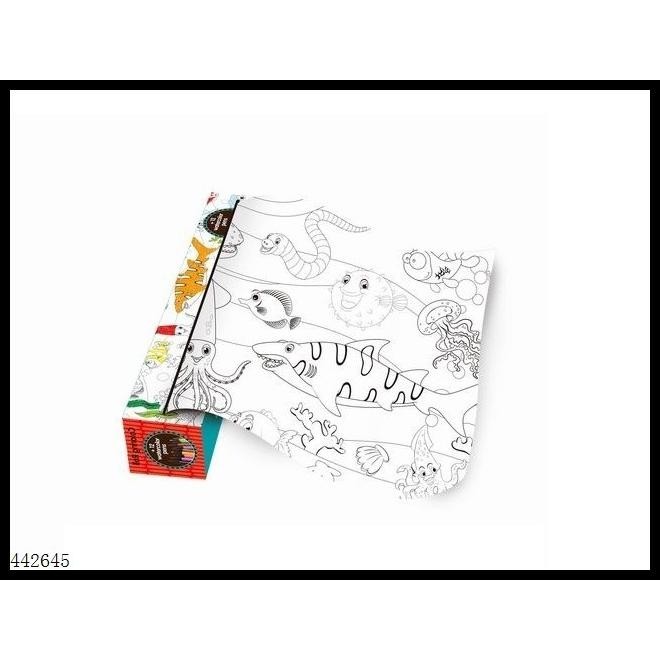 

DISKON TOPSKY COLORING ROLL OCEAN THEME POSTER PAD MEWARNAI KERTAS PANJANG !!!!!!!