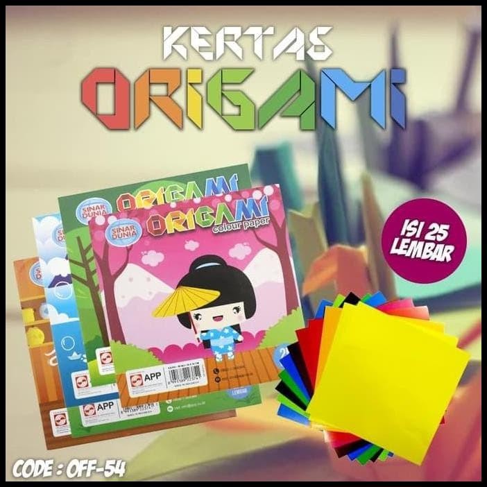 

TERMURAH KERTAS ORIGAMI KERTAS WARNA 25 LEMBAR SIDU (OFF-54) !!!!!!